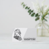 Blumenmodell, plastischer Chirurg, plastische Oper Visitenkarte (Stehend Vorderseite)