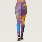 Blumenmodeon 16 Leggings (Rückseite)