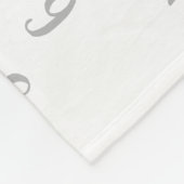 BlumenmonatsFoto-Baby-Decke Fleecedecke (Ecke)