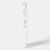 Blumenmond, Beige und Gelbe Grafik Case-Mate iPhone Hülle (Rückseite / Links)