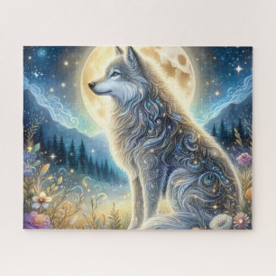 Blumenmond Wolfsmond Puzzle