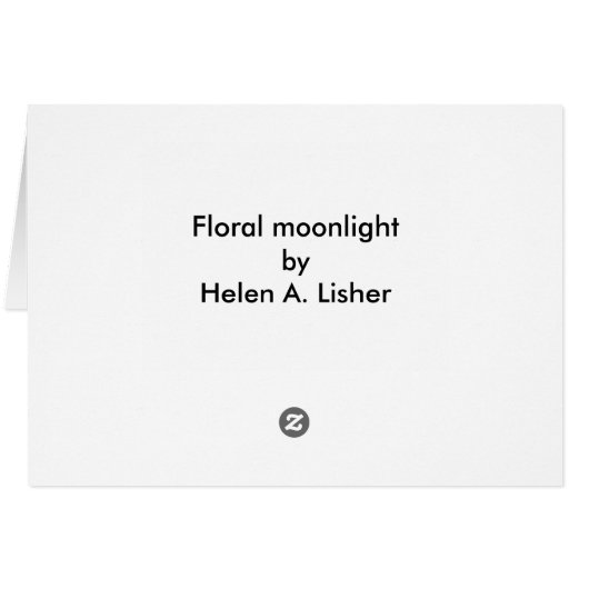 Blumenmondlicht (Rückseite Horizontal)