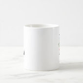 Blumenmonogramm – Buchstabe L Kaffeetasse (Mittel)