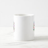 Blumenmonogramm – Buchstabe O Kaffeetasse (Mittel)