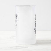 Blumenmonogramm 'F' - Tasse (Mittel)