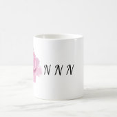 Blumenmonogramm Kaffeetasse (Mittel)
