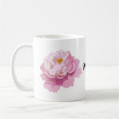 Blumenmonogramm Kaffeetasse (Links)