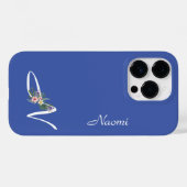 Blumenmonogramm Letter M-Übernahmegeschenk Case-Mate iPhone Hülle (Rückseite (Horizontal))