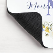 Blumenmonogramm Mousepad (Ecke)