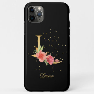 Blumenmonogramm Name Buchstabe L personalisieren Case-Mate iPhone Hülle