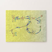BLUMENmonogramm R Puzzle (Horizontal)