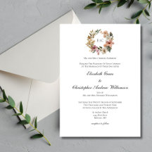 Blumenmonogramm Traditionelle formelle elegante Ho