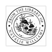 Blumenmoon-Pilz aus der Bibliothek Gummistempel (Prägung)