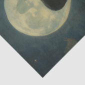 Blumenmoonlight Hexengotik Halloween Dekoupage Seidenpapier (Ausschnitt)