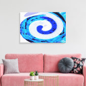 Blumenmoonlight Leinwanddruck (Insitu (Wohnzimmer))