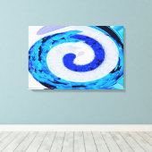 Blumenmoonlight Leinwanddruck (Insitu (Holzboden))