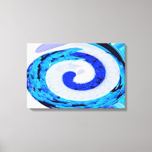 Blumenmoonlight Leinwanddruck