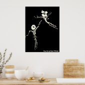 Blumenmord Poster (Küche)