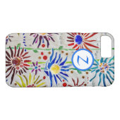 Blumenmosaik Case-Mate iPhone Hülle (Rückseite (Horizontal))