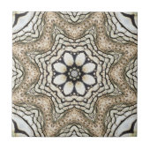 Blumenmosaik Inspirierte Keramik Tile Fliese (Vorderseite)