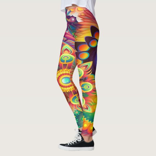 Blumenmosaik Leggings (Links)