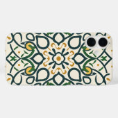 Blumenmosaik, Mandala-Muster Case-Mate iPhone Hülle (Rückseite (Horizontal))