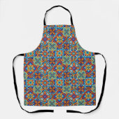 Blumenmosaik-Musterdesign Schürze (Vorderseite)