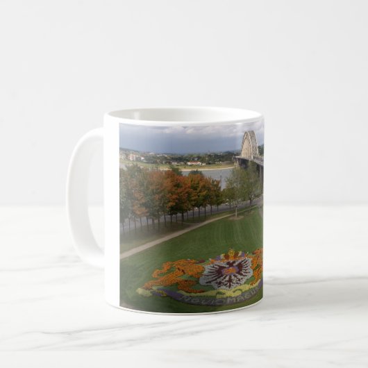 Blumenmosaik, Nijmegen Kaffeetasse (Vorderseite Links)