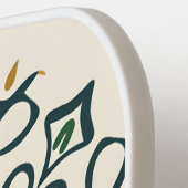 Blumenmosaik Pickleball Schläger (Linke Seite)