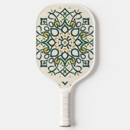 Blumenmosaik Pickleball Schläger