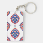 Blumenmosaik Schlüsselanhänger (Rückseite)