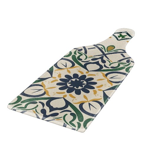 Blumenmosaik Schneidebrett (Ecke)