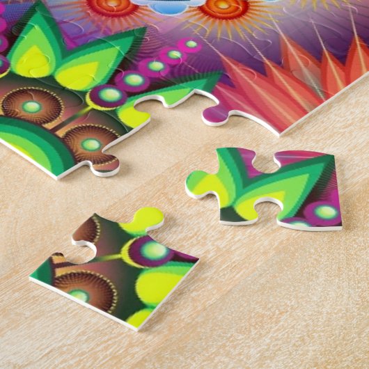 Blumenmosaikmuster Puzzle (Seite)