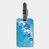 Blumenmotiv 10 Gepäckmarken Gepäckanhänger (Vorderseite vertikal)