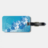 Blumenmotiv 10 Gepäckmarken Gepäckanhänger (Rückseite horizontal)