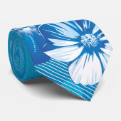 Blumenmotiv 10 Krawatte (Gerollt)
