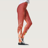 Blumenmotiv 11 Leggings (Rechts)