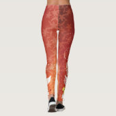 Blumenmotiv 11 Leggings (Rückseite)