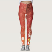 Blumenmotiv 11 Leggings (Vorderseite)