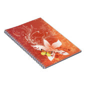 Blumenmotiv 11 Notebook Notizblock (Rechte Seite)