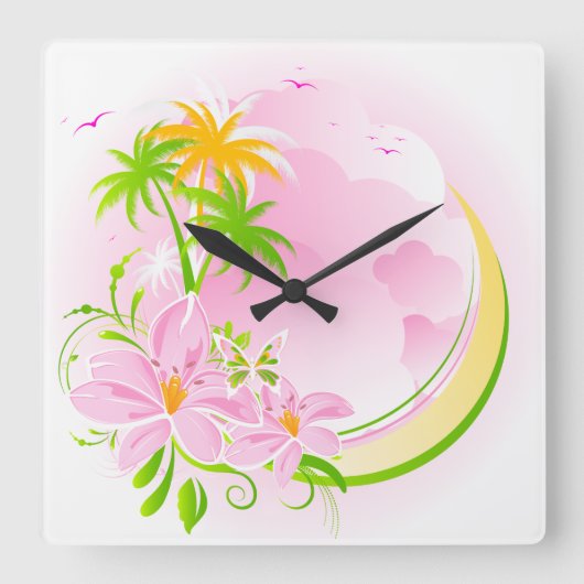 Blumenmotiv 12 Uhr (Vorderseite)