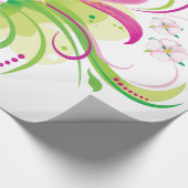 Blumenmotiv 15 Wrapping Paper Geschenkpapier (Ecke)