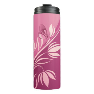 Blumenmotiv 2-4 Bildoptionen Thermosbecher