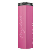 Blumenmotiv 2-4 Bildoptionen Thermosbecher (Rückseite)