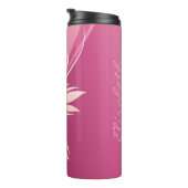 Blumenmotiv 2-4 Bildoptionen Thermosbecher (Nach rechts gedreht)