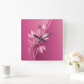 Blumenmotiv 2 Uhr (Zuhause)