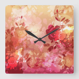 Blumenmotiv 6 Uhr