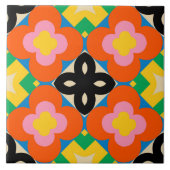 Blumenmotiv Decorative Keramik Tile - 6"x6" Fliese (Vorderseite)