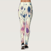 Blumenmotiv leggings (Rückseite)