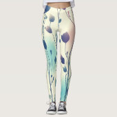 Blumenmotiv leggings (Vorderseite)